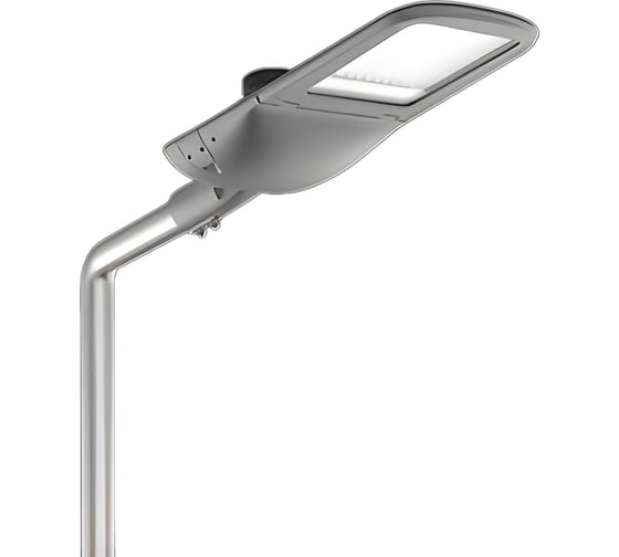 Светодиодный светильник уличный VARTON Tornado Plaza 100 Вт крепление на консоль 2700 K 1..10V NEMA RAL7045 серый муар V1-S1-70443-40U34-6610027 1