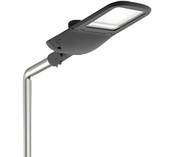 Светодиодный светильник уличный VARTON Tornado Plaza 30 Вт крепление на консоль 4000 K 1..10V NEMA RAL9005 черный муар V1-S1-90496-40U34-6603040 1