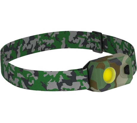 Налобный светодиодный фонарь РЕКОРД SH-450, камуфляж 3хLR03 24232