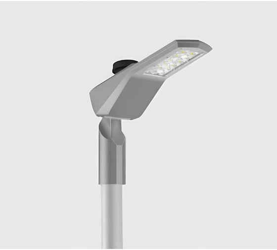 Светодиодный светильник уличный VARTON Levante Crosswalk 50 Вт кронштейн 60 мм 5000 K 1..10V NEMA RAL7045 серый муар V1-S1-70660-40U25-6605050