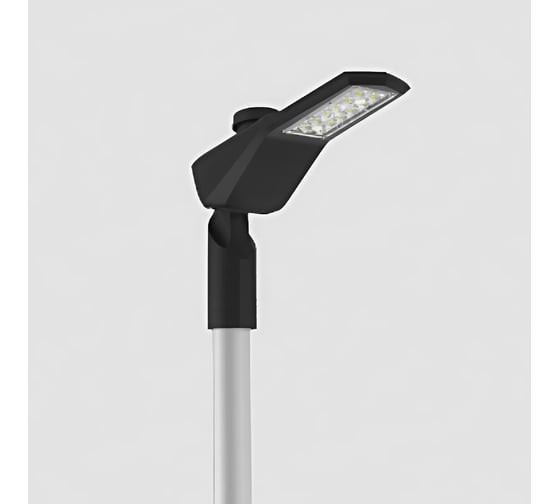 Светодиодный светильник уличный VARTON Levante Crosswalk 50 Вт кронштейн 48 мм 5000 K 1..10V NEMA RAL9005 черный муар V1-S1-90648-40U25-6605050