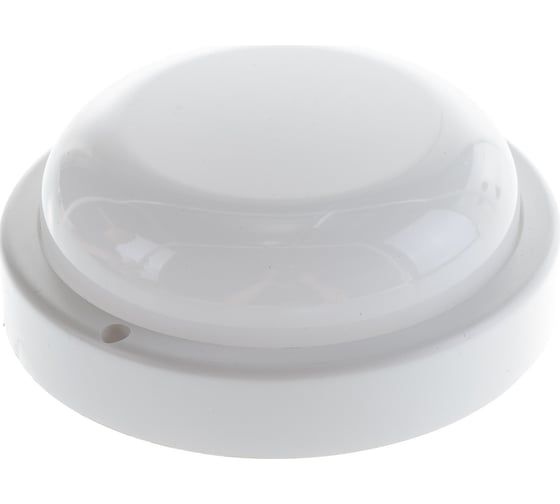 Светильник ЖКХ GAUSS LITE круг 12W 980lm 6500K 200-240V IP65 D140х48мм белый LED 1/40 126418312