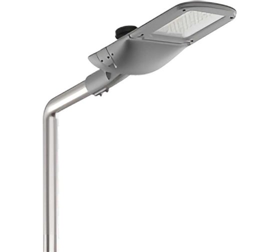 Светодиодный уличный светильник VARTON Tornado Road крепление на консоль 80 Вт 5000 K 1..10V NEMA RAL7045 серый муар V1-S1-70443-40U32-6608050 1