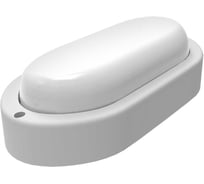 Светильник ЖКХ GAUSS LITE овал 12W 980lm 6500K 200-240V IP65 160х90х46мм белый LED 1/40 161418312