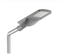 Светодиодный уличный светильник VARTON Tornado Yard 80 Вт крепление на консоль 2700 K RAL7045 серый муар V1-S1-70443-40L05-6608027