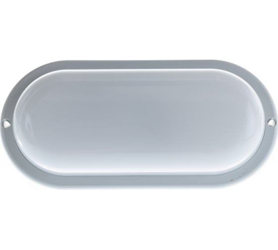 Светильник ЖКХ GAUSS LITE овал 15W 1200lm 6500K 200-240V IP65 200х98х46мм белый LED 1/40 161418315