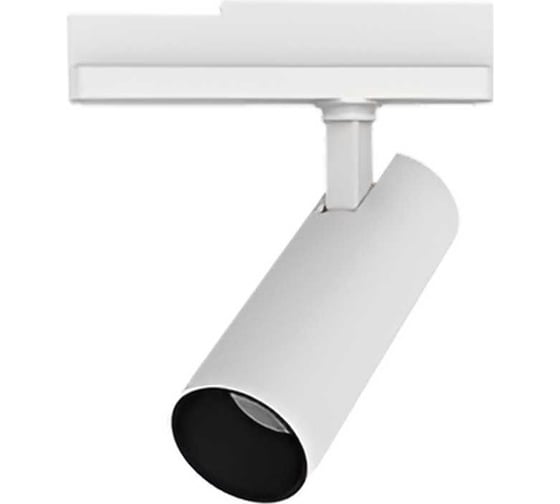 Светодиодный светильник трековый VARTON TT-Vivo 20 Вт 3000 K 196x240x65 мм угол 35 градусов RAL9010 белый муар CRI 83 V1-R1-Y0518-90R06-2002030 1