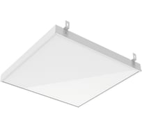 Светодиодный светильник VARTON GR070 2.0 45 Вт 5000 K 588x588x50 мм с планками для подвеса с призматическим рассеивателем DALI белый IP40 V1-R3-00010-31PRD-2004550