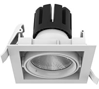 Светодиодный светильник VARTON DL-Tetris поворотный 35 165x165x140 мм 40 Вт 4000 K IP20 DALI V1-R0-00424-10D01-2004040