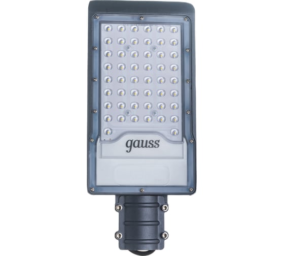 Уличный консольный светодиодный светильник Gauss IP65 50W 5000lm 5000K КСС "Ш" 629534350