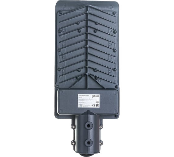 Уличный консольный светодиодный светильник Gauss IP65 50W 5000lm 5000K КСС "Ш" 629534350