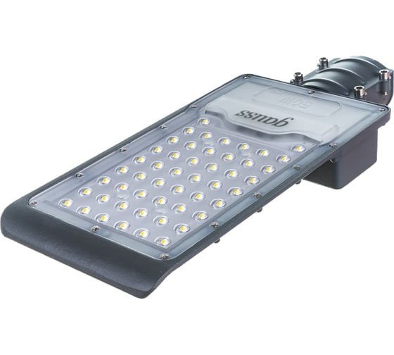 Уличный консольный светодиодный светильник Gauss IP65 50W 5000lm 5000K КСС "Ш" 629534350
