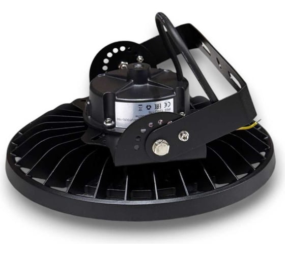 Светильник промышленный KRASO 150w (310мм диаметр) IP67 5000K 24000Лм 180-260В рымболт+конс рег.др UFO(S)-150