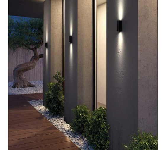Уличный настенный светильник ReLuce 86845-9.2-002KT LED2*5W BK