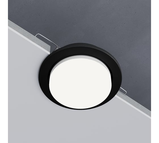 Светильник встраиваемый Elektrostandard Circu GX53 черный a069360
