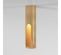 Светильник потолочный светодиодный Elektrostandard Apex 7W 3000K латунь a068291