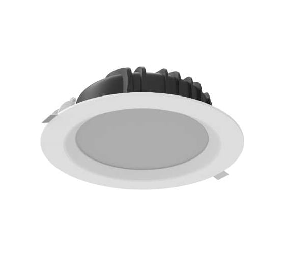Светодиодный светильник VARTON DL-01 круглый встраиваемый 120x65 мм 11 Вт Tunable White (2700-6500 K) IP54/20 RAL9010 белый матовый диммируемый по протоколу DALI V1-R0-01011-10D01-54011TW 1