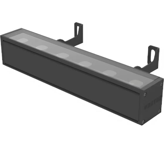 Светодиодный светильник архитектурный VARTON Regula 2.0 300 мм 6 Вт GREEN 15x60 градусов для сборки в линию RAL9005 черный муар V1-G1-92333-21L28-66006GN 1