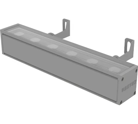 Светодиодный светильник архитектурный VARTON Regula 2.0 300 мм 6 Вт BLUE 15x60 градусов для сборки в линию RAL7045 серый муар V1-G1-72333-21L28-66006BE 1
