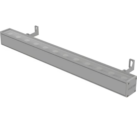 Светодиодный светильник архитектурный VARTON Regula 2.0 600 мм 12 Вт 5000 К 15 градусов DC24V для сборки в линию RAL7045 серый муар V1-G1-72336-21N01-6601250 1