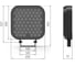 Светодиодный светильник VARTON Frieze 2.0 M 75 Вт 4000 К IP66 RAL7045 серый 20x40 V1-G1-72442-04L29-6607540 2