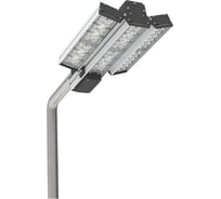 Светодиодный светильник VARTON для охранного периметра Cerberus 150 Вт консольный 4000 К IP67 RAL9005 черный V1-S1-90658-40L32-6715040