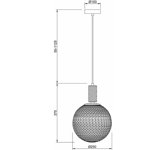 Подвесной светильник Maytoni Milagro P030PL-01B