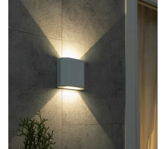 Светодиодный архитектурный светильник duwi, Nuovo LED 7W, 3000K, IP54, белый, пластик 24266 6