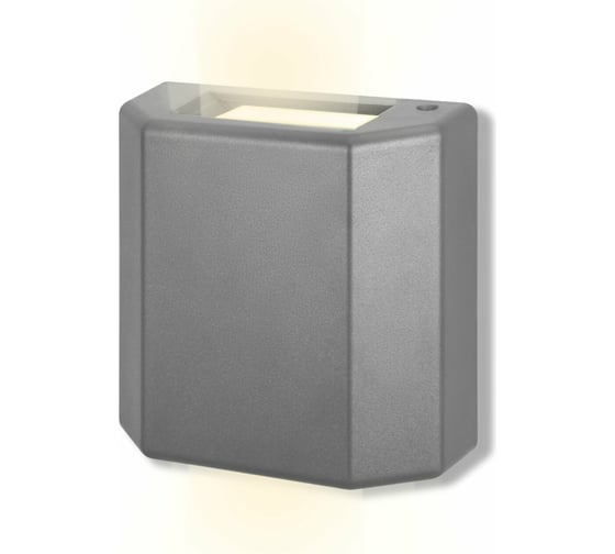 Светодиодный архитектурный светильник duwi, Nuovo LED 7W, 3000K, IP54, серый, пластик 24279 6
