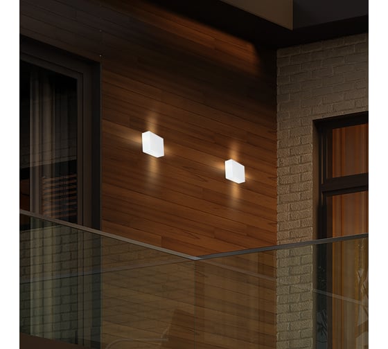 Светодиодный архитектурный светильник duwi, Nuovo LED 7W, 3000K, IP54, белый, пластик 24272 7