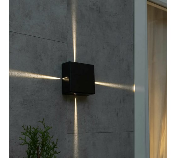 Светодиодный архитектурный светильник duwi, Nuovo LED 7W, 3000K, IP54, черный, пластик 24274 1