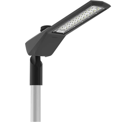 Светодиодный светильник уличный VARTON Levante M Urban 60 Вт кронштейн 48 мм 5000 K 1..10V NEMA RAL9005 черный муар V1-S1-90748-40U30-6606050