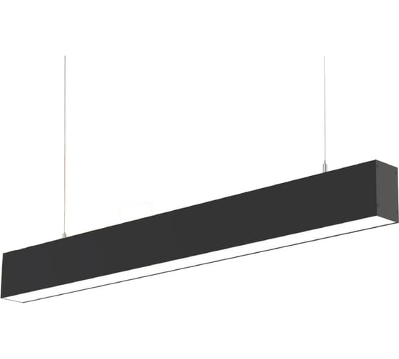 Светодиодный светильник VARTON X-line для сборки в линию 23 Вт 3000 К 750x63x100 мм RAL9005 черный муар V1-R0-9X822-02000-4002330