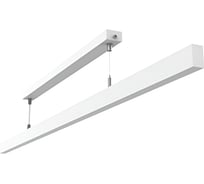 Светодиодный светильник подвесной VARTON Qubo-line 1510x20x40 мм 30 Вт 4000 К с рассеивателем опал RAL9003 белый муар V1-R0-00227-30000-4003040