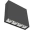 Светодиодный светильник VARTON DL-Box Reflect Multi 1x4 накладной 14 Вт 4000 К 150x40x150 мм RAL9005 черный муар 35x75 V1-R0-90253-20L23-2001440 1