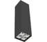 Светодиодный светильник VARTON DL-Box Reflect Multi 2x2 накладной 10 Вт 4000 К 80x80x300 мм RAL9005 черный муар 36 V1-R0-90255-20L36-2001040 1