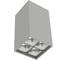 Светодиодный светильник VARTON DL-Box Reflect Multi 2x2 накладной 14 Вт 4000 К 80x80x150 мм RAL7045 серый муар 55 V1-R0-70254-20L55-2001440 1