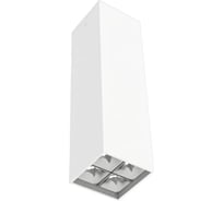 Светодиодный светильник VARTON DL-Box Reflect Multi 2x2 накладной 14 Вт 4000 К 80x80x300 мм RAL9003 белый муар 24 DALI V1-R0-00255-20D20-2001440