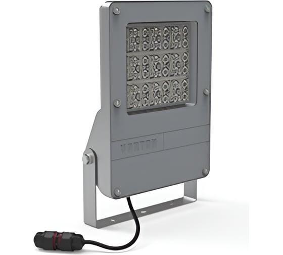 Светодиодный светильник прожектор VARTON FL-Sport ASWM 100 Вт 5000 К RAL7045 муар DALI V1-P1-70590-04D51-6510050 1