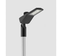 Светодиодный светильник уличный VARTON Levante 50 Вт Yard RU кронштейн 48 мм 5000 К RAL9005 черный муар 1..10V NEMA V1-S1-9R648-40U05-6605050