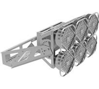 Светодиодный прожектор VARTON AirQub Sport 420 Вт 4000 К 30 DMX-RDM V1-P1-702X3-04R02-6542040