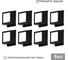 Светильник Geniled для грильято 8шт по 5Вт 4000К для ячейки 100x100 мм Griliato Tetris встраиваемый 08982_4000_black 1