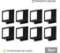 Светильник Geniled для грильято 8шт по 5Вт 3000К для ячейки 100x100 мм Griliato Tetris встраиваемый 08982_3000_black 1