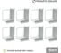 Светильник Geniled для грильято 8шт по 5Вт 3000К для ячейки 100x100 мм Griliato Tetris встраиваемый 08982_3000 1