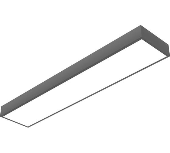 Светодиодный светильник VARTON Gexus Line Down 1200x160x110 мм 35 Вт 4000 К RAL9005 черный муар опал-микропризма V1-R0-90571-30000-4003540 1