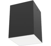 Светодиодный светильник VARTON DL-Box накладной 18 Вт 3000 К 140x140x170 мм RAL9005 черный муар с рассеивателем опал DALI V1-R0-90819-20D01-2001830