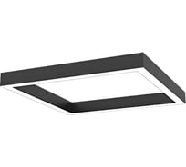 Светодиодный светильник VARTON Х-line квадратный подвесной 80 Вт 4000 К 1062x1062x100 мм RAL9005 черный муар с рассеивателем опал V1-R0-9S823-02OP0-4008040