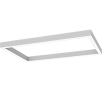 Светодиодный светильник VARTON Х-line прямоугольный подвесной 60 Вт 4000 К 1050x595x100 мм RAL9003 белый муар с рассеивателем опал V1-R0-1R828-02OP0-4006040