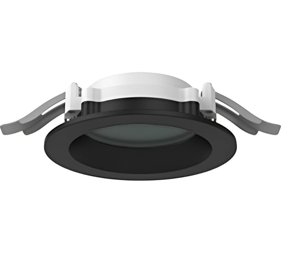 Светодиодный светильник VARTON DL-01 Pro 100 мм 8 Вт 4000 К CRI90 120x49 мм IP65/40 RAL9005 черный муар с защитным силикатным стеклом V1-RF-9R111-10GO0-6500840 1