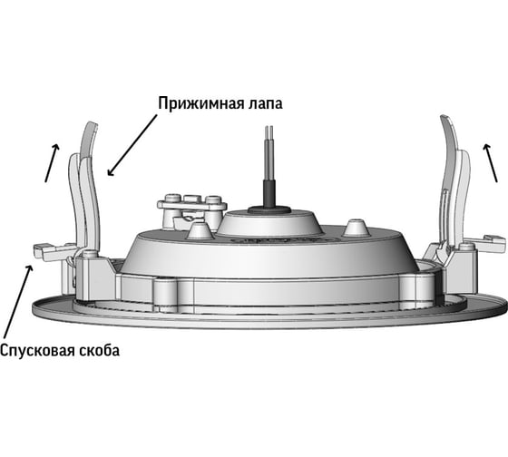 Светодиодный светильник VARTON DL-01 Pro 160 мм 15 Вт 4000 K круглый встраиваемый 176x51 мм IP65/40 RAL9003 белый муар с защитным силикатным стеклом V1-RF-00183-GL000-6501540